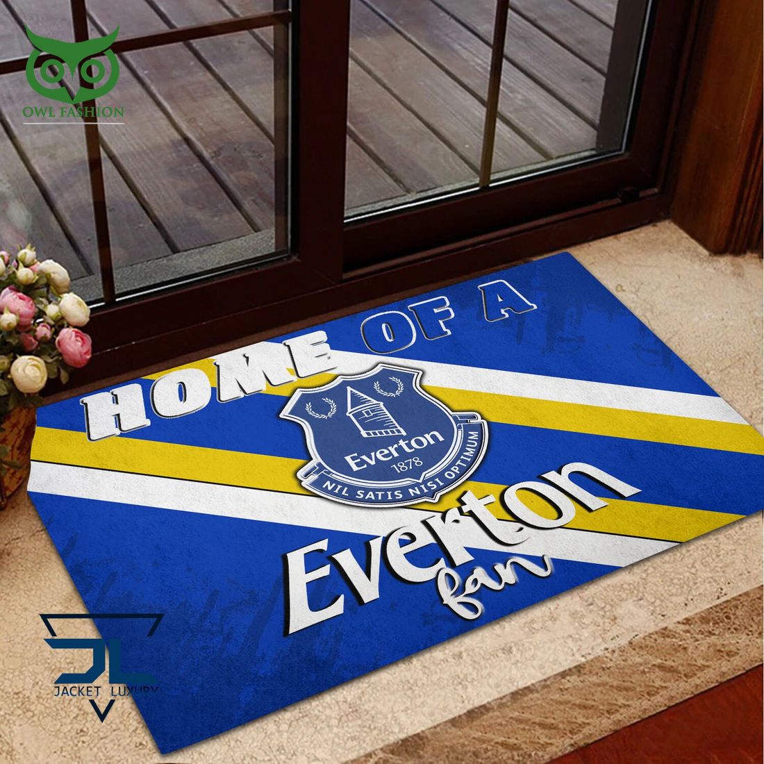 Everton F.C Premier League Custom Doormat - Adult & Kids T-Shirts, Sweatshirts & Hoodies apparel design preview 1