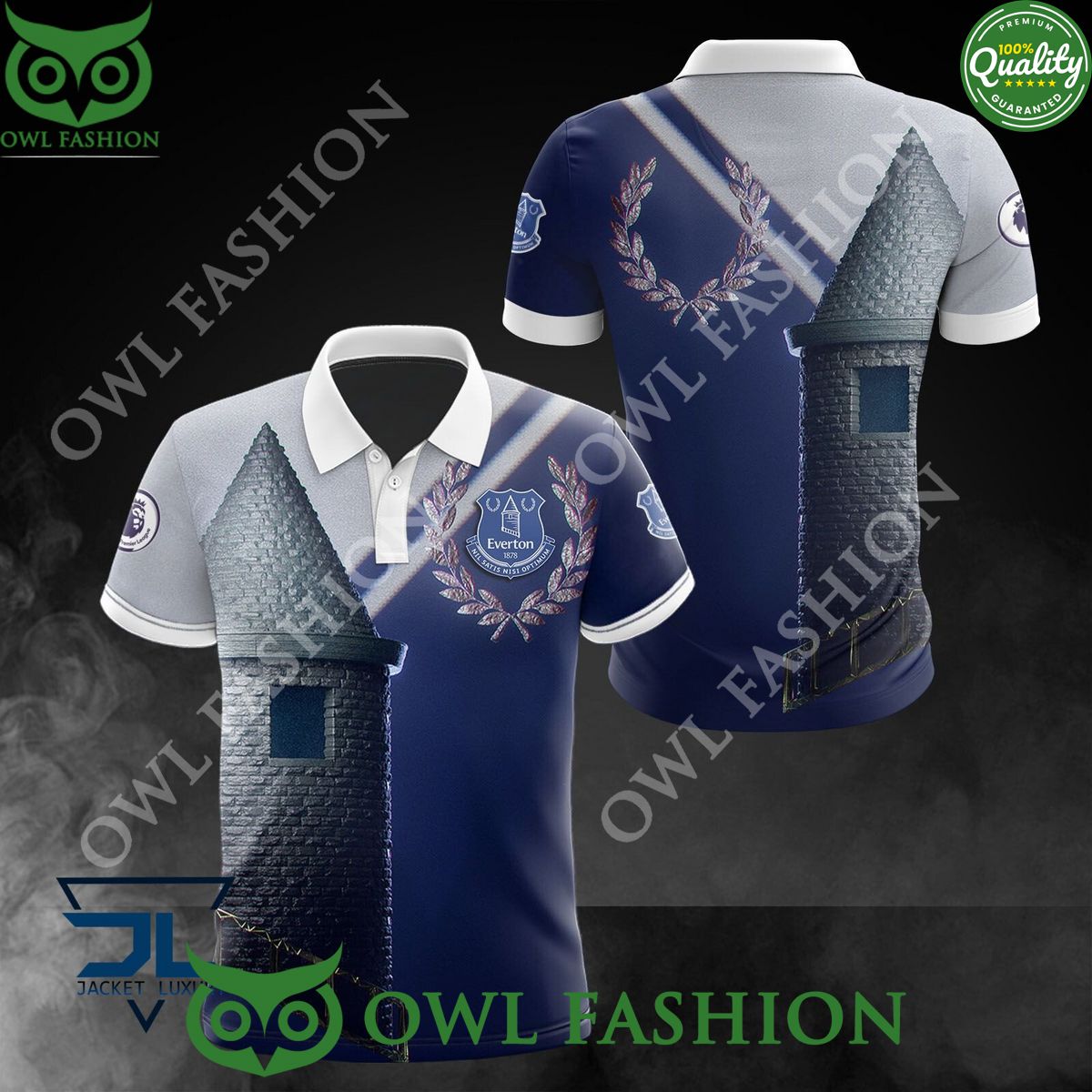 Everton F.C UEFA Champion League Team Polo - Adult & Kids T-Shirts, Sweatshirts & Hoodies apparel design preview 1
