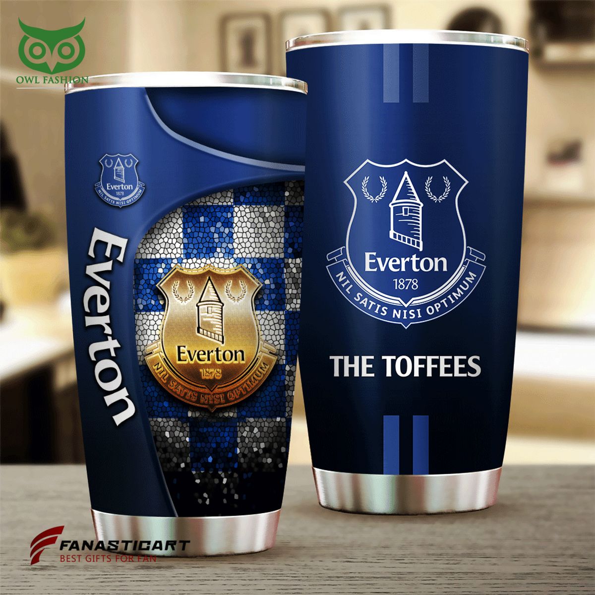 Everton Premier League Football Team Tumbler Cup - Adult & Kids T-Shirts, Sweatshirts & Hoodies apparel design preview 1