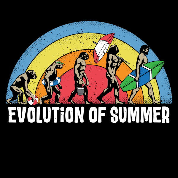 Evolution Of Summer - Adult & Kids T-Shirts, Sweatshirts & Hoodies apparel design preview 1