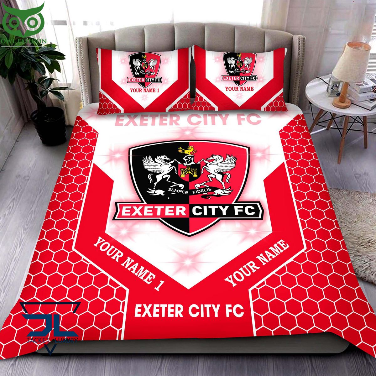 Exeter City EFL Football Custom Bedding Set - Adult & Kids T-Shirts, Sweatshirts & Hoodies apparel design preview 1