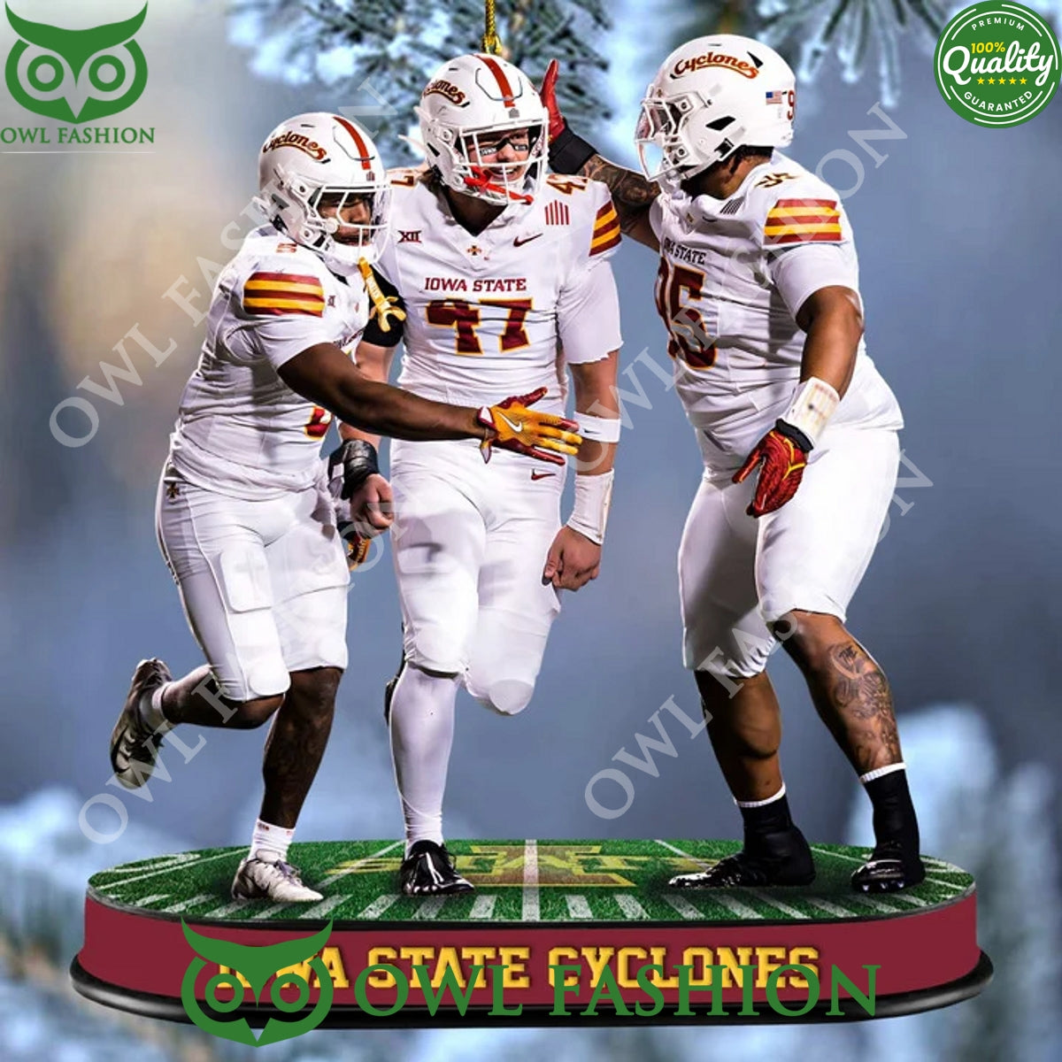 NCAA Iowa State Cyclones CJ Hayden 47 Roster plastic - Adult & Kids T-Shirts, Sweatshirts & Hoodies apparel design preview 1