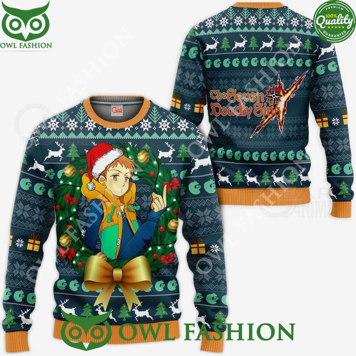 Fairy King Ugly Christmas Sweater Jumper Xmas Gift - Adult & Kids T-Shirts, Sweatshirts & Hoodies apparel design preview 1