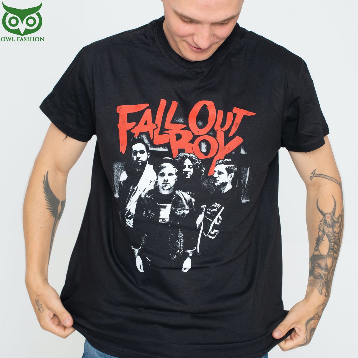 Fall out boy rock band Shop Owl Fashion - Adult & Kids T-Shirts, Sweatshirts & Hoodies apparel design preview 1