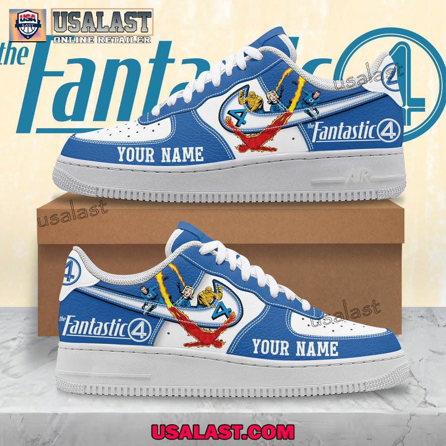 Fantastic Four Custom Name Air Force Shoes - Adult & Kids T-Shirts, Sweatshirts & Hoodies apparel design preview 1