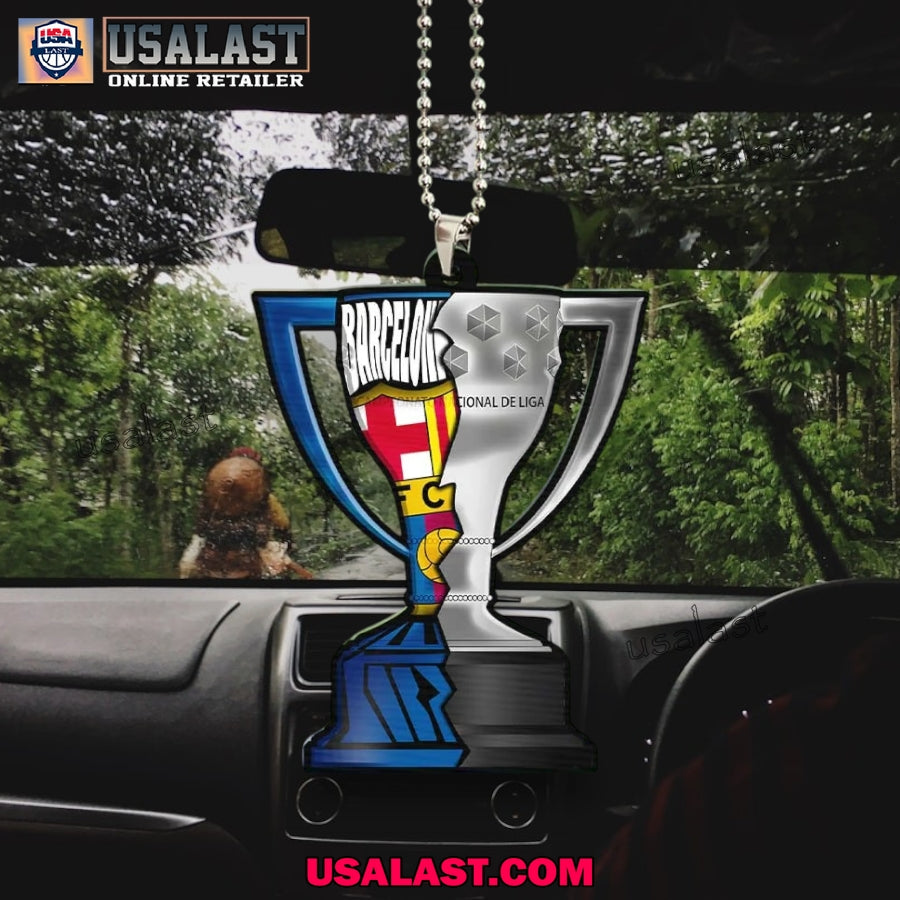 FC Barcelona 2025 La Liga Champions Hanging Ornament - Adult & Kids T-Shirts, Sweatshirts & Hoodies apparel design preview 1