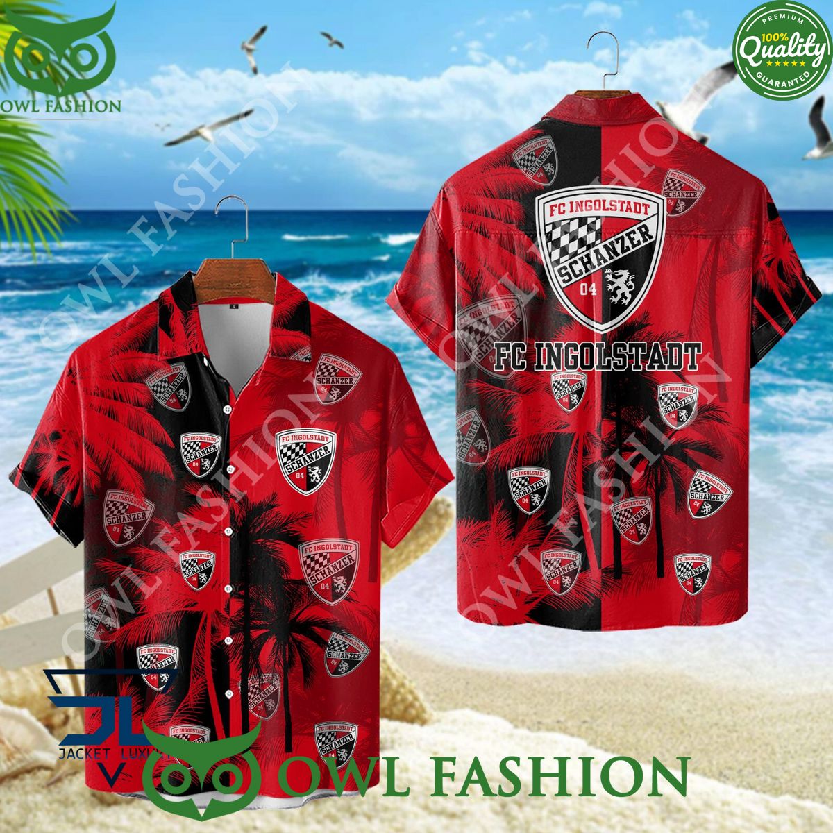 FC Ingolstadt German Association Football Team - Adult & Kids T-Shirts, Sweatshirts & Hoodies apparel design preview 1