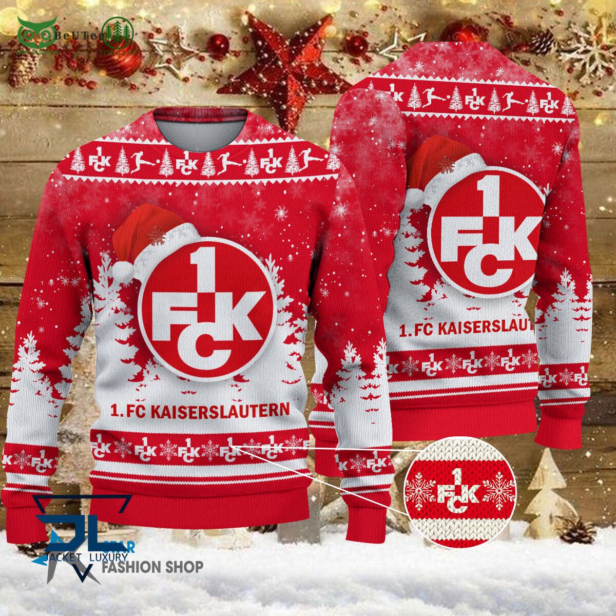 FC Kaiserslautern Bundesliga Germany League Ugly - Adult & Kids T-Shirts, Sweatshirts & Hoodies apparel design preview 1