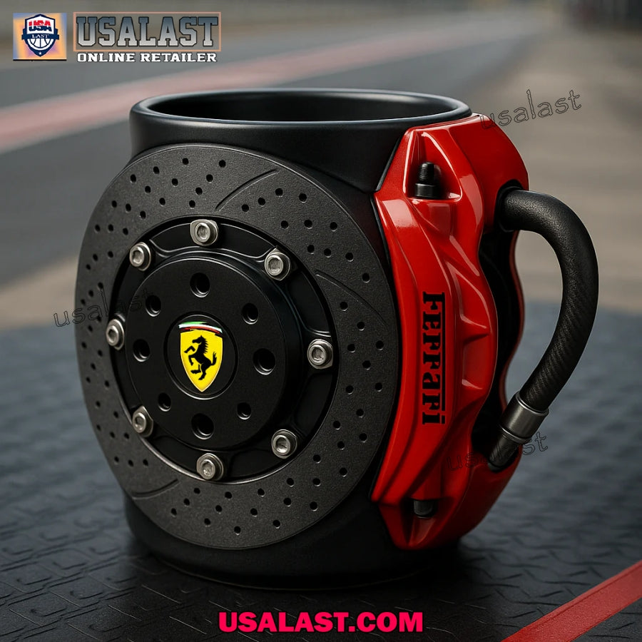 Ferrari Brake Caliper Mug - Adult & Kids T-Shirts, Sweatshirts & Hoodies apparel design preview 1