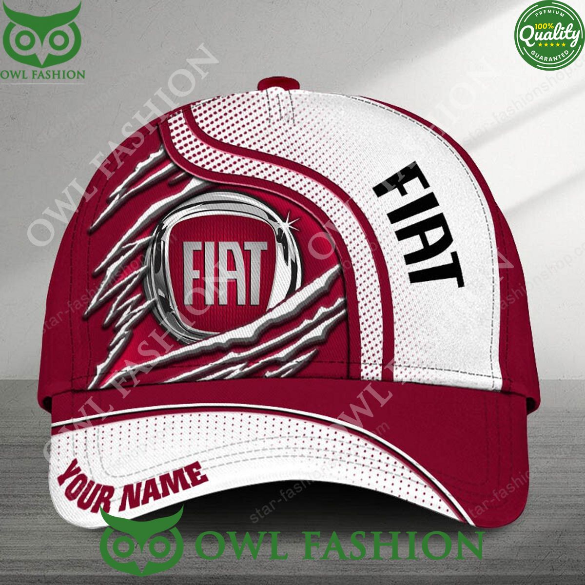 Fiat Italian Car Brand Custom Name Printed Cap - Adult & Kids T-Shirts, Sweatshirts & Hoodies apparel design preview 1