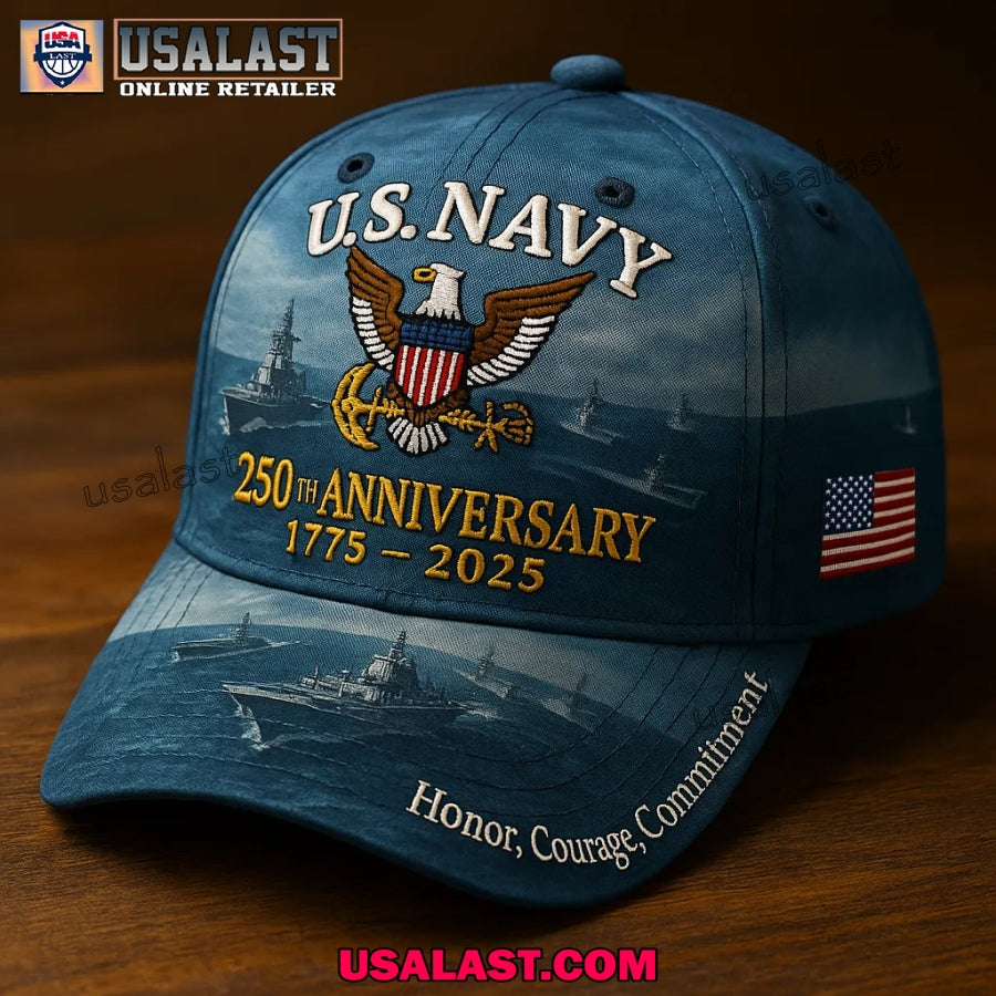 Fleet Shadow U.S Navy 250th Anniversary Classic Cap - Adult & Kids T-Shirts, Sweatshirts & Hoodies apparel design preview 1