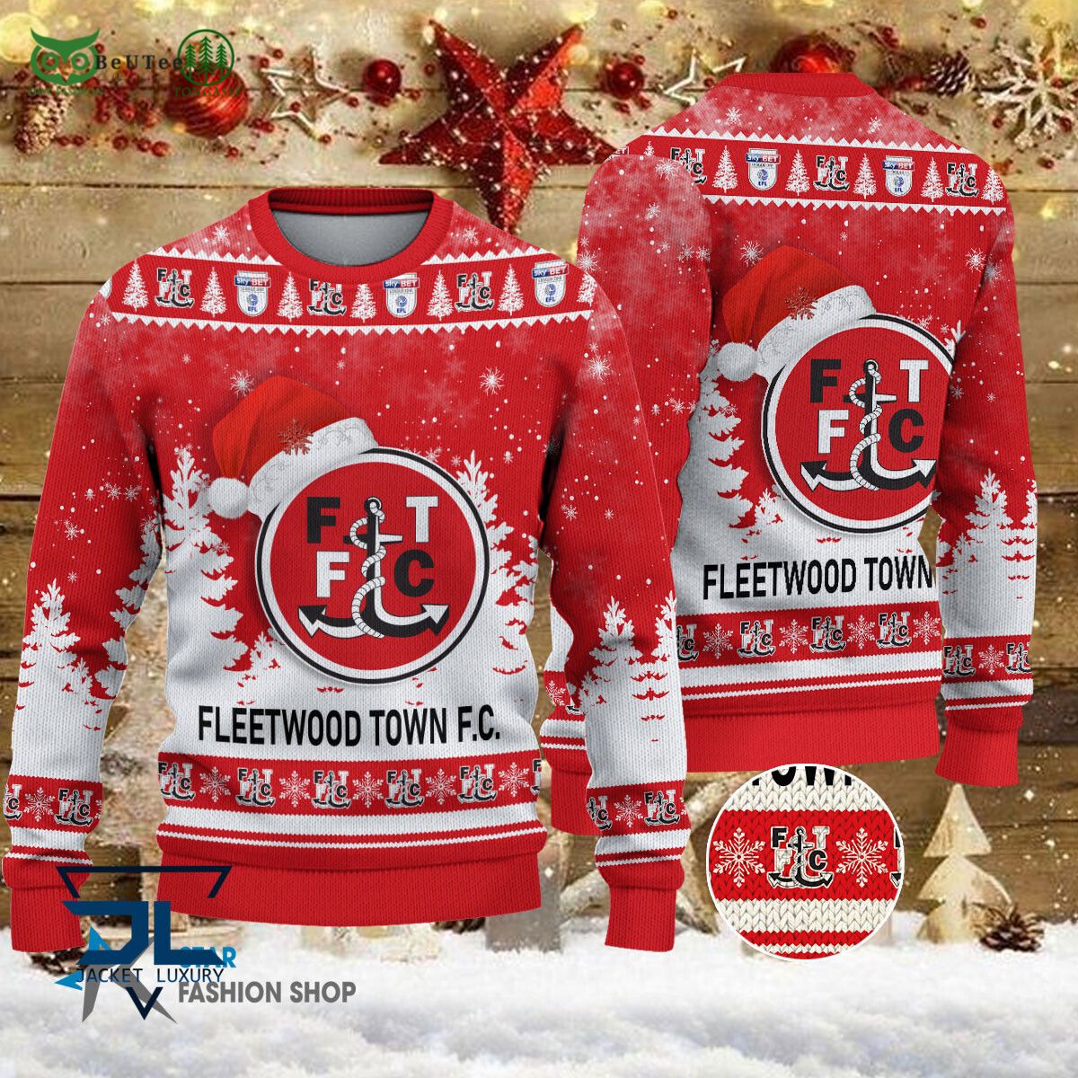 Fleetwood Town EFL English Football League Champions - Adult & Kids T-Shirts, Sweatshirts & Hoodies apparel design preview 1