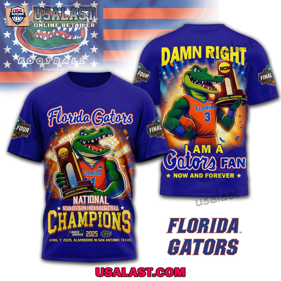 Florida Gators 2025 National Champions Basketball - Adult & Kids T-Shirts, Sweatshirts & Hoodies apparel design preview 1