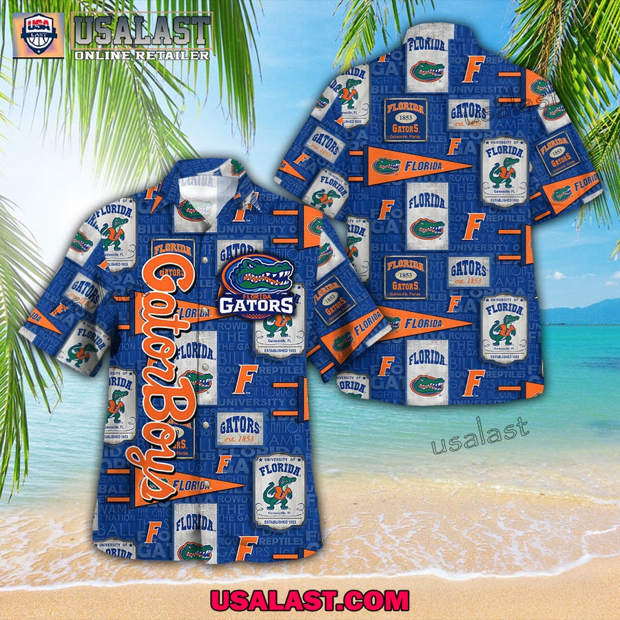 Florida Gators NCAA Teams Casual Hawaiian - Adult & Kids T-Shirts, Sweatshirts & Hoodies apparel design preview 1