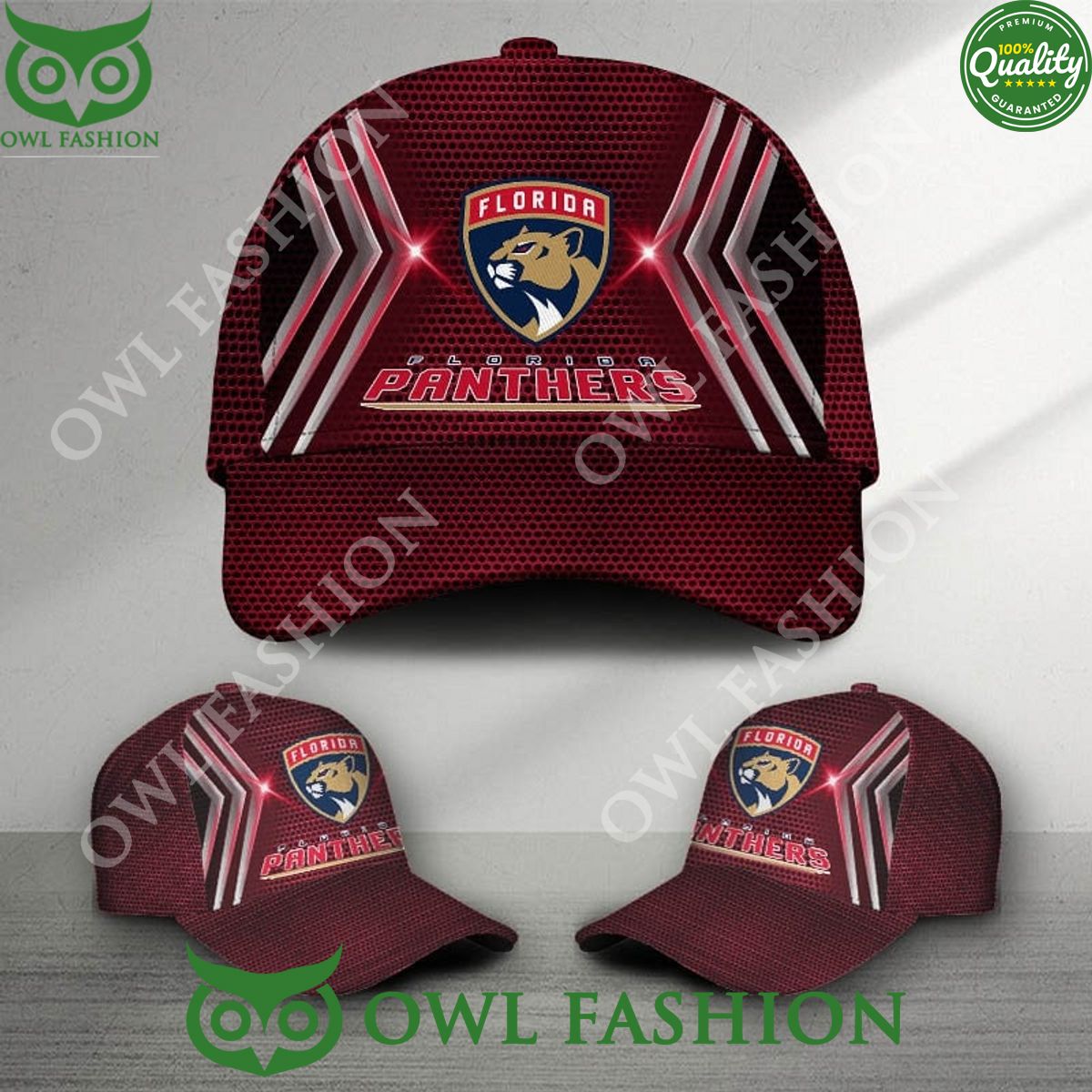 Florida Panthers Printed NHL Ice Hockey Classic Cap - Adult & Kids T-Shirts, Sweatshirts & Hoodies apparel design preview 1
