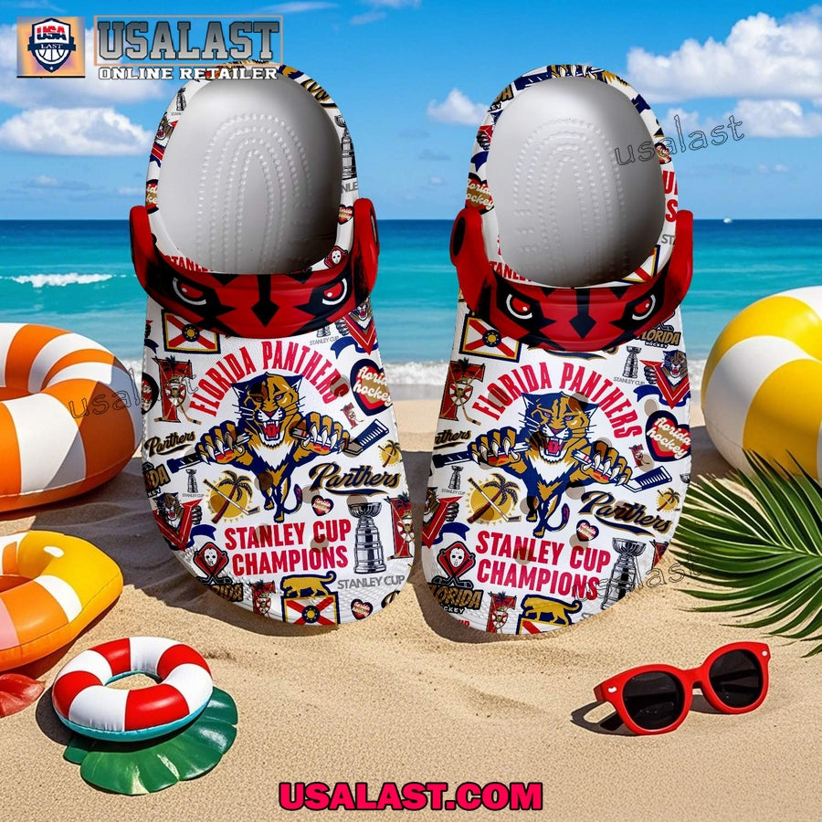 Florida Panthers Stanley Cup Champions 2025 Crocs - Adult & Kids T-Shirts, Sweatshirts & Hoodies apparel design preview 1