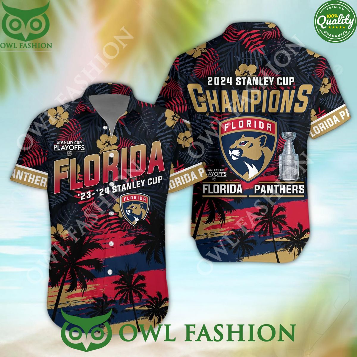 Florida Panthers Stanley Cup Playoffs 2023 2024 - Adult & Kids T-Shirts, Sweatshirts & Hoodies apparel design preview 1