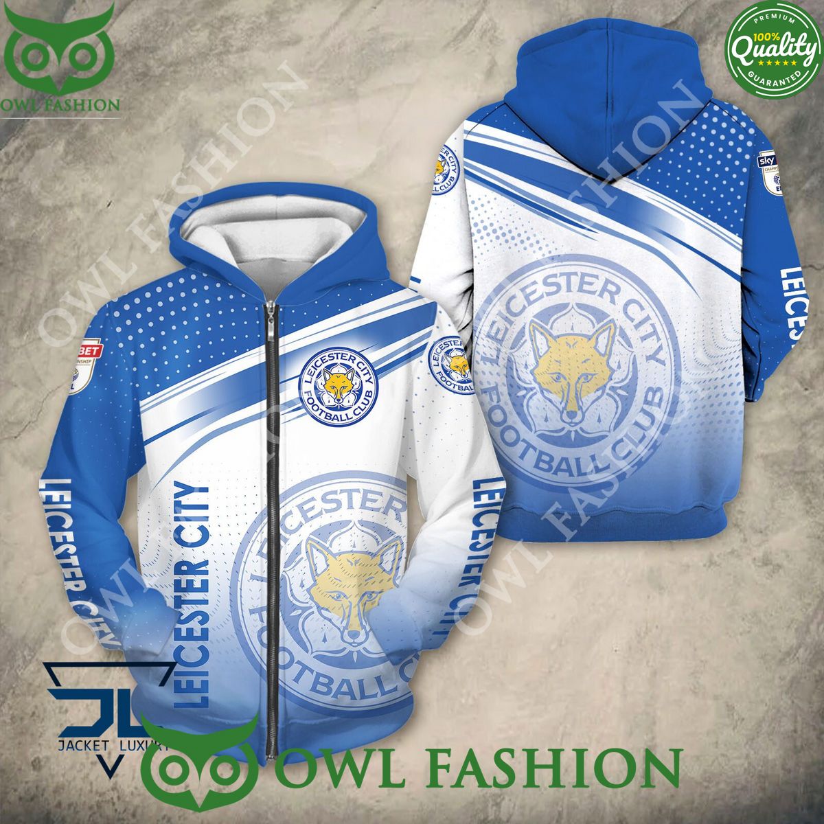 Football Champion Leicester City F.C 3D - Adult & Kids T-Shirts, Sweatshirts & Hoodies apparel design preview 1