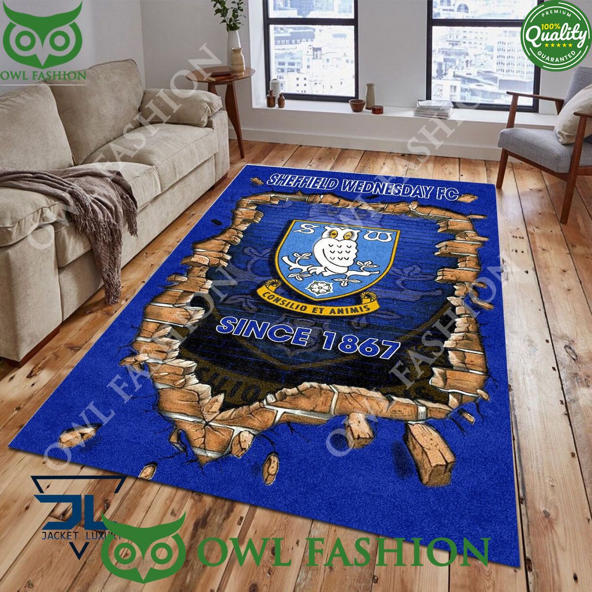 Football Sheffield Wednesday 1811 EPL Living Room Rug - Adult & Kids T-Shirts, Sweatshirts & Hoodies apparel design preview 1