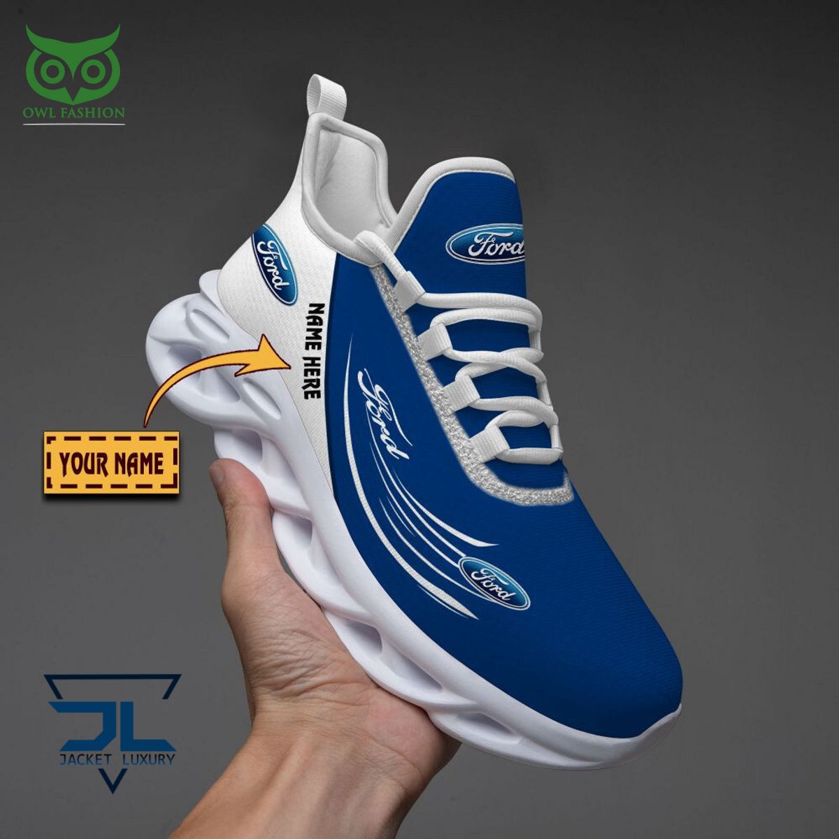 Ford Car Brand Logo Personalized Max Soul Shoes - Adult & Kids T-Shirts, Sweatshirts & Hoodies apparel design preview 1