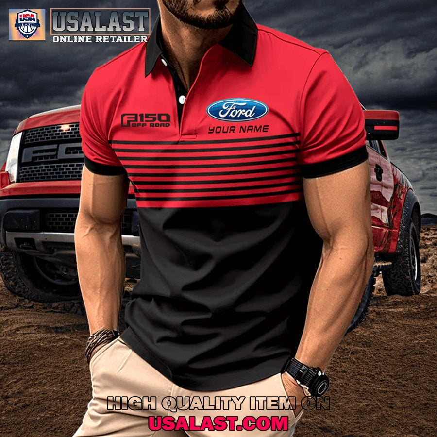 Ford F150 Custom Name Men Polo - Adult & Kids T-Shirts, Sweatshirts & Hoodies apparel design preview 1