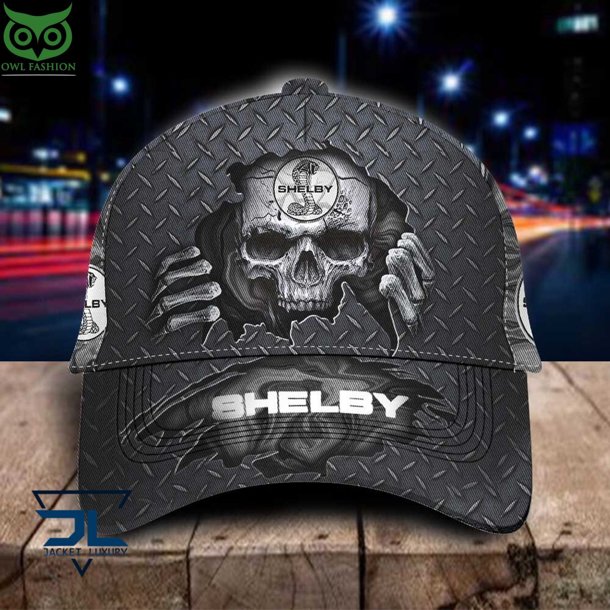 Ford Shelby Car Skull Metal Classic Cap - Adult & Kids T-Shirts, Sweatshirts & Hoodies apparel design preview 1