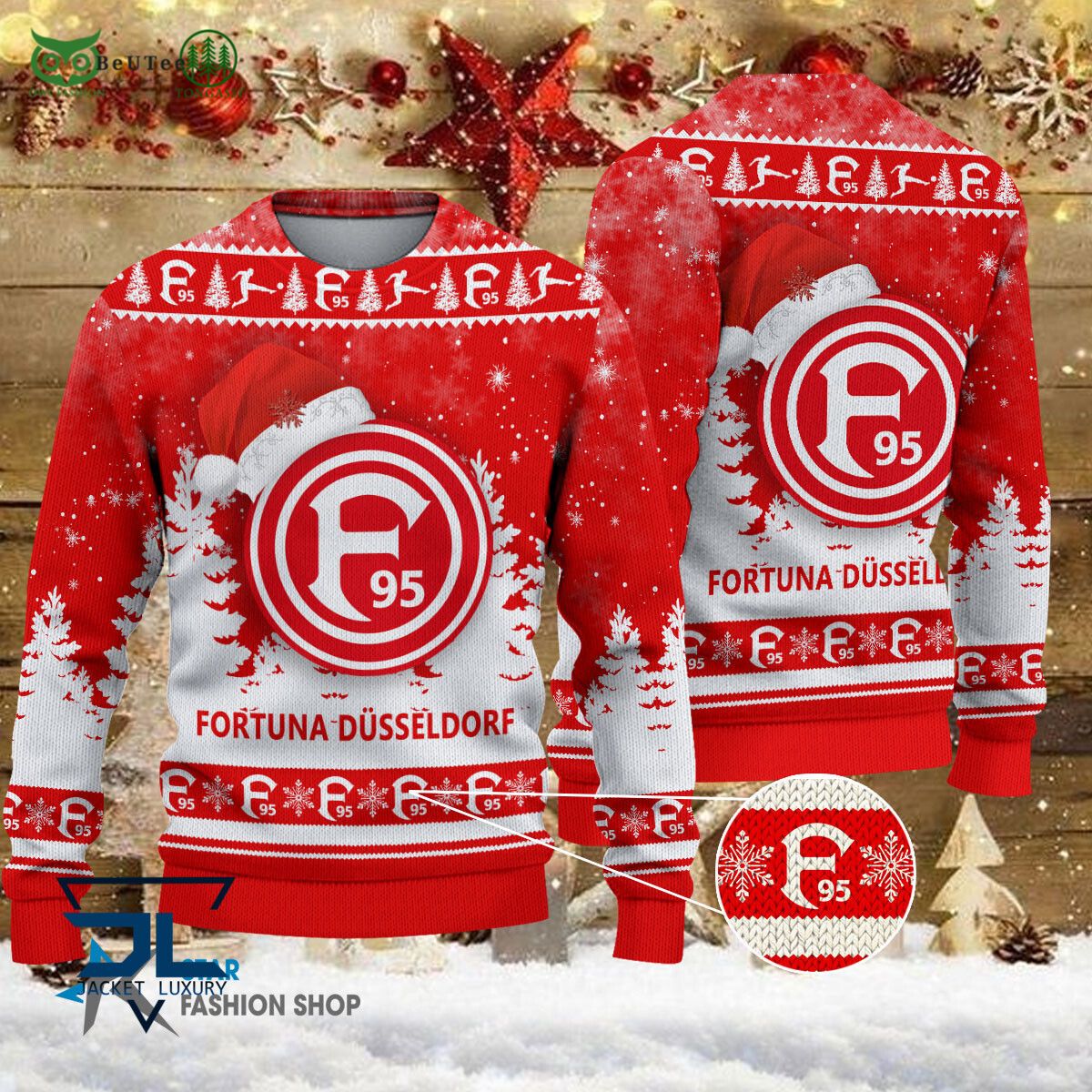 Fortuna Dusseldorf Bundesliga Germany League Ugly - Adult & Kids T-Shirts, Sweatshirts & Hoodies apparel design preview 1