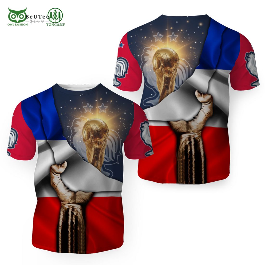France national soccer team qatar world cup 2022 - Adult & Kids T-Shirts, Sweatshirts & Hoodies apparel design preview 1