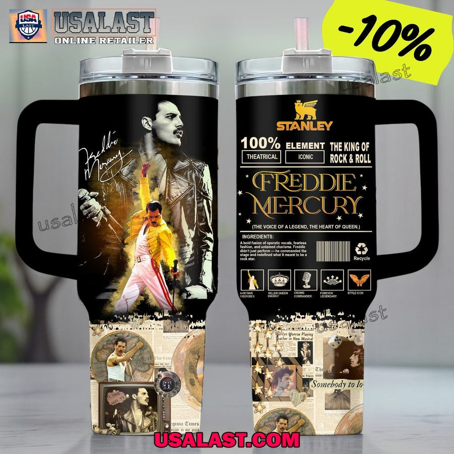 Freddie Mercury Premium 40oz Tumbler - Adult & Kids T-Shirts, Sweatshirts & Hoodies apparel design preview 1