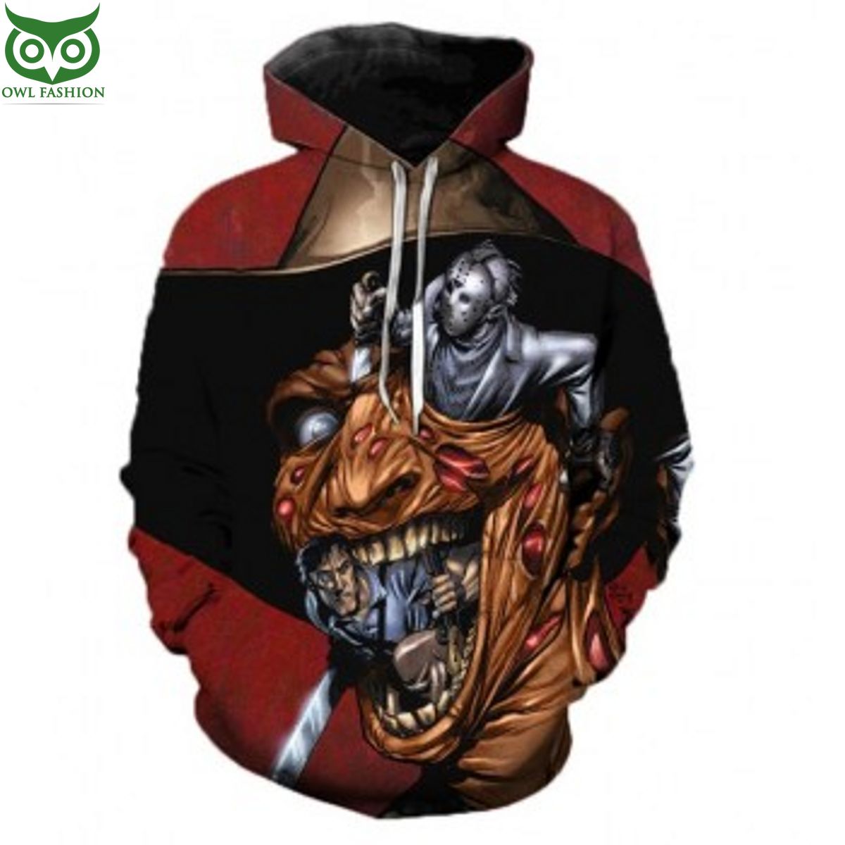 FREDDY KRUEGER HALLOWEEN 3D - Adult & Kids T-Shirts, Sweatshirts & Hoodies apparel design preview 1