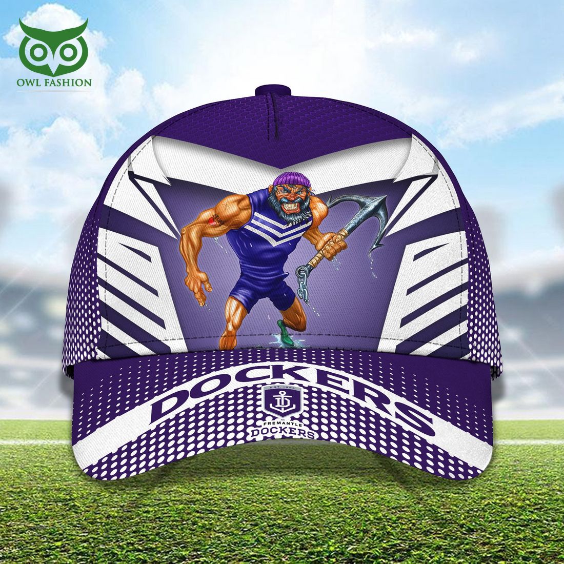 Fremantle Dockers AFL Logo 3D Classic Cap - Adult & Kids T-Shirts, Sweatshirts & Hoodies apparel design preview 1