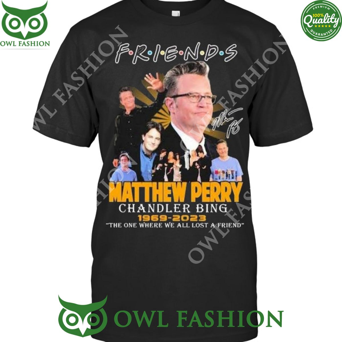 Friends Chandler Bing Bong 2023 we lost a friend - Adult & Kids T-Shirts, Sweatshirts & Hoodies apparel design preview 1