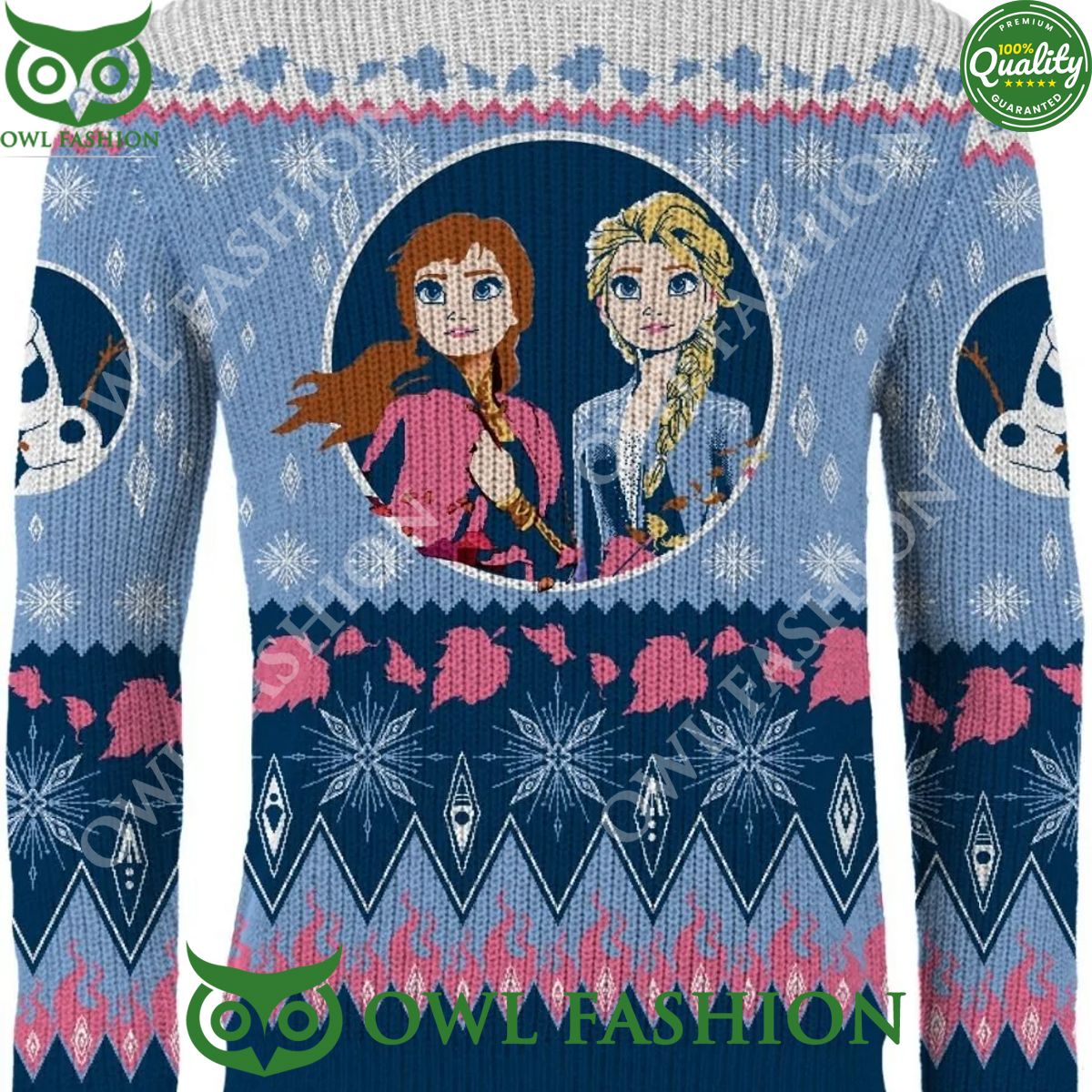 Frozen Let It Snow Christmas Jumper - Adult & Kids T-Shirts, Sweatshirts & Hoodies apparel design preview 1