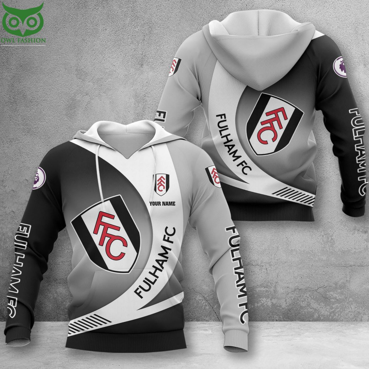 Fulham Premier League - Adult & Kids T-Shirts, Sweatshirts & Hoodies apparel design preview 1