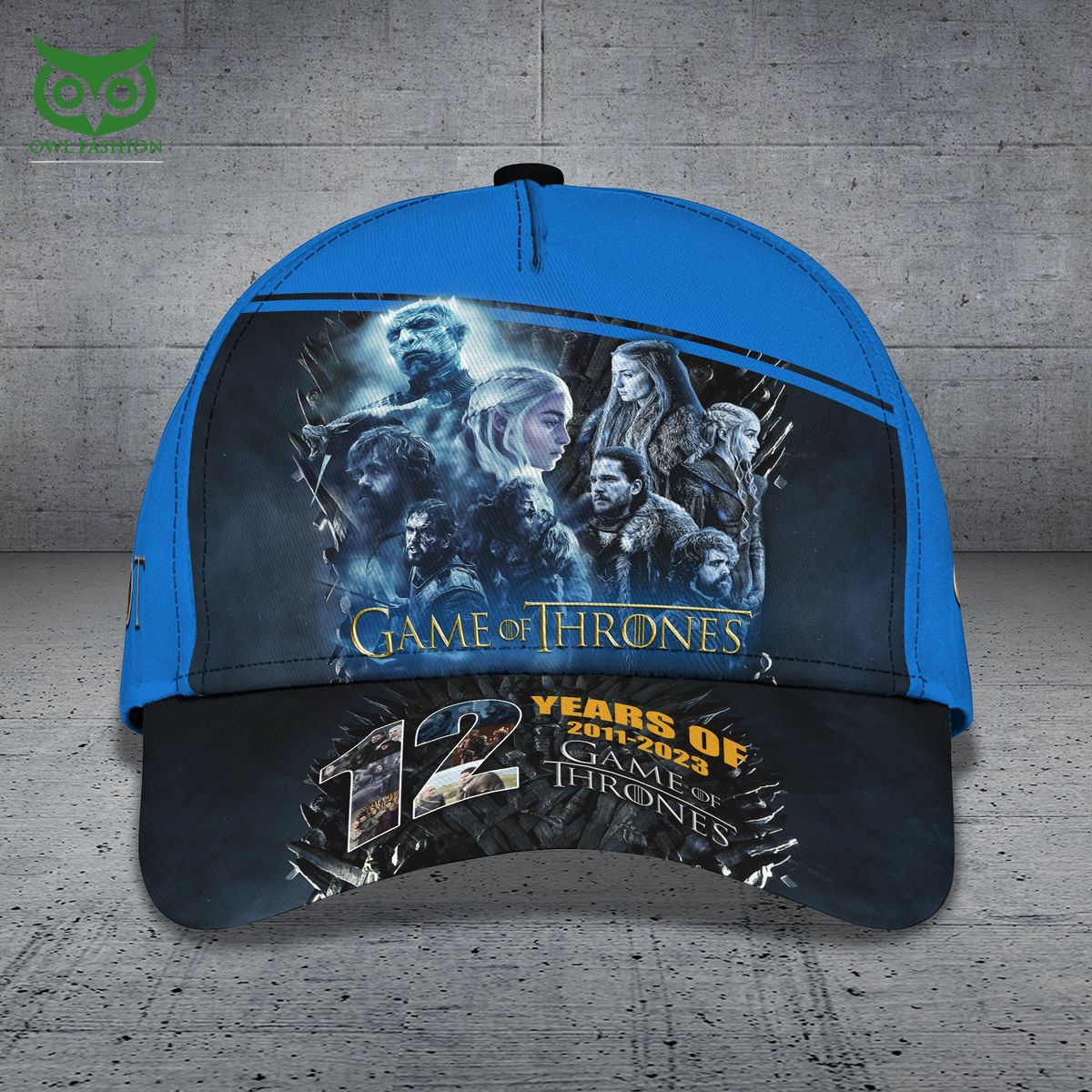 Game of Thrones 12th Anniversary Classic Cap 3D - Adult & Kids T-Shirts, Sweatshirts & Hoodies apparel design preview 1
