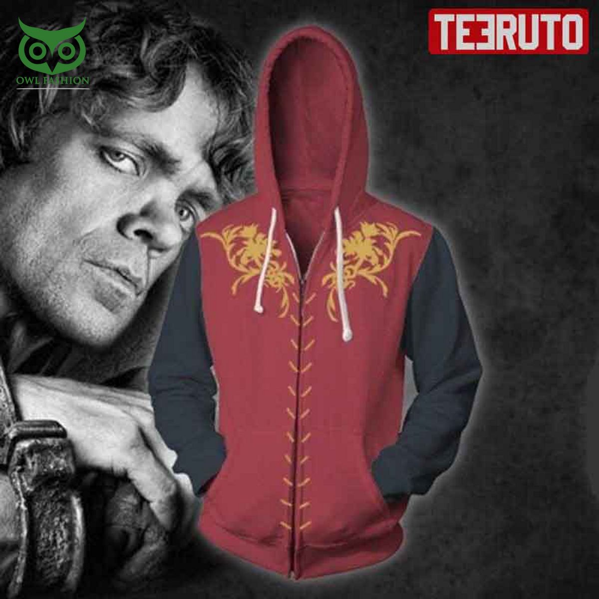 Game Of Thrones Cosplay Zip Up 3D - Adult & Kids T-Shirts, Sweatshirts & Hoodies apparel design preview 1