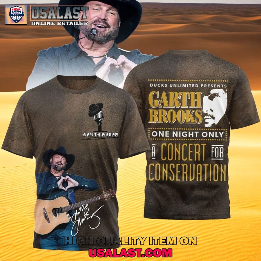 Garth Brooks A Concert For Conservation 2025 3D - Adult & Kids T-Shirts, Sweatshirts & Hoodies apparel design preview 1