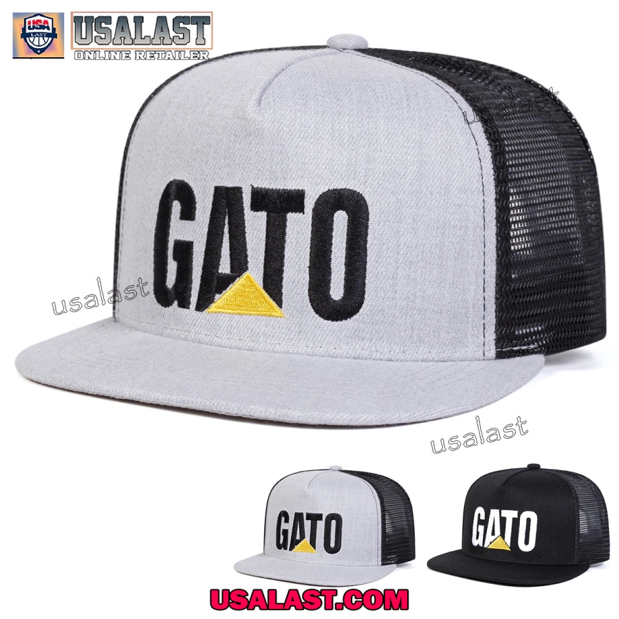 GATO Logo Embroidery Baseball Trucker Cap Hat - Adult & Kids T-Shirts, Sweatshirts & Hoodies apparel design preview 1