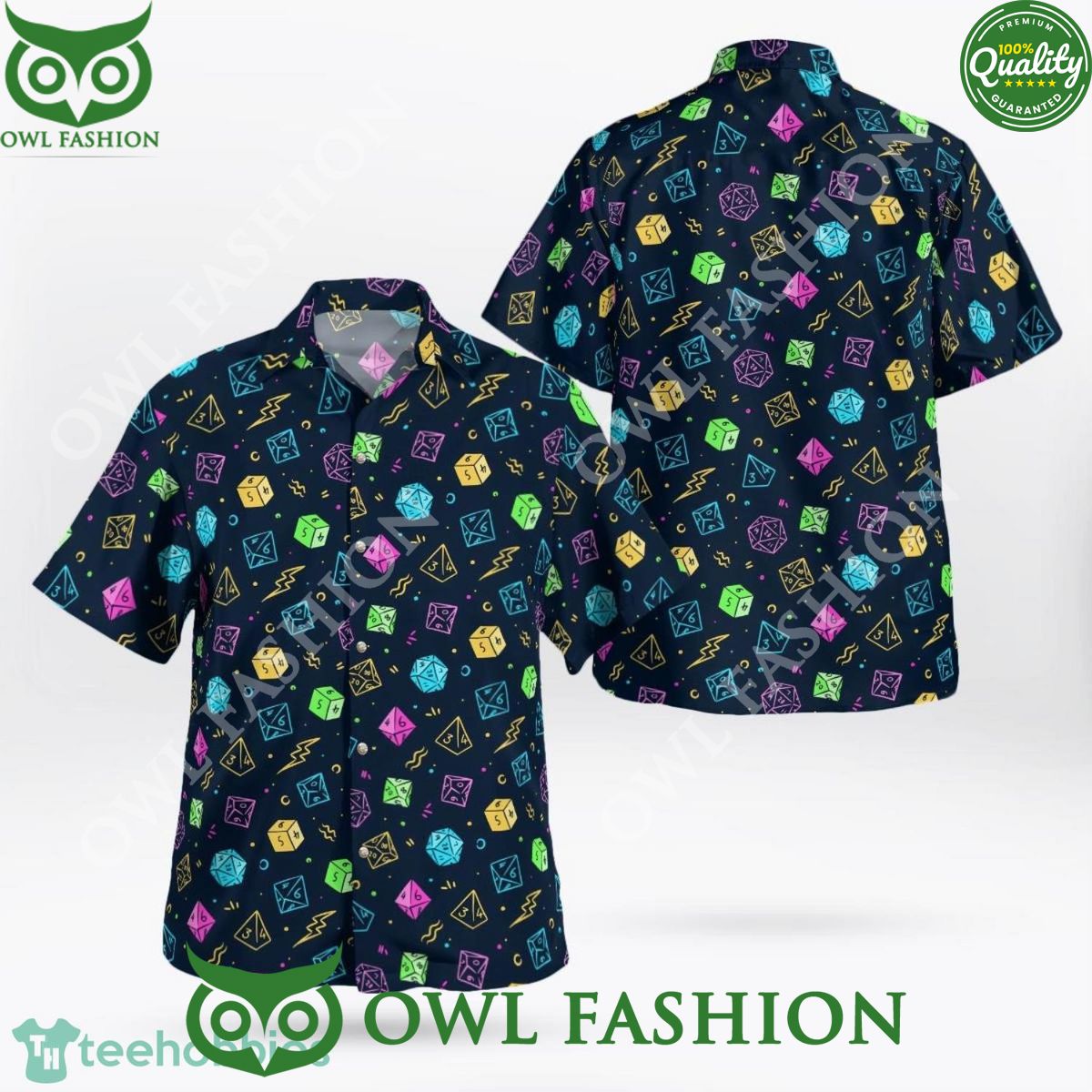 Geeksoutfit DnD Limited Beach Vibe Hawaiian - Adult & Kids T-Shirts, Sweatshirts & Hoodies apparel design preview 1