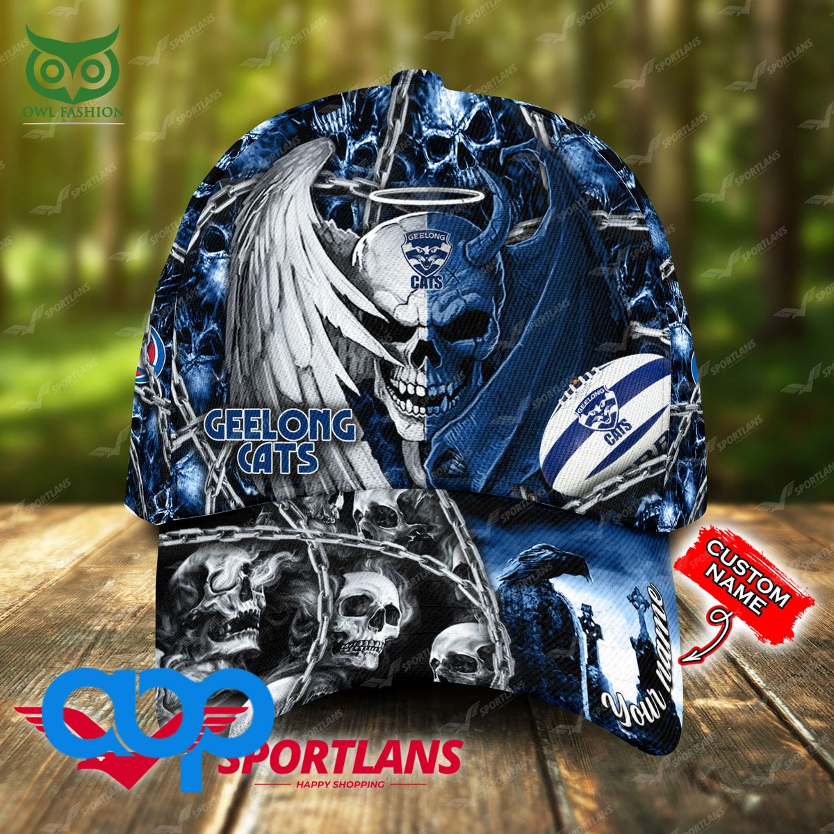 Geelong Football Club AFL Personalized 3D Printed Cap - Adult & Kids T-Shirts, Sweatshirts & Hoodies apparel design preview 1