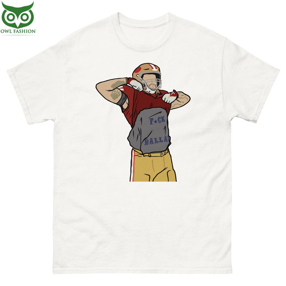 George kittle cowboys F Dallas Shop Owl Fashion - Adult & Kids T-Shirts, Sweatshirts & Hoodies apparel design preview 1