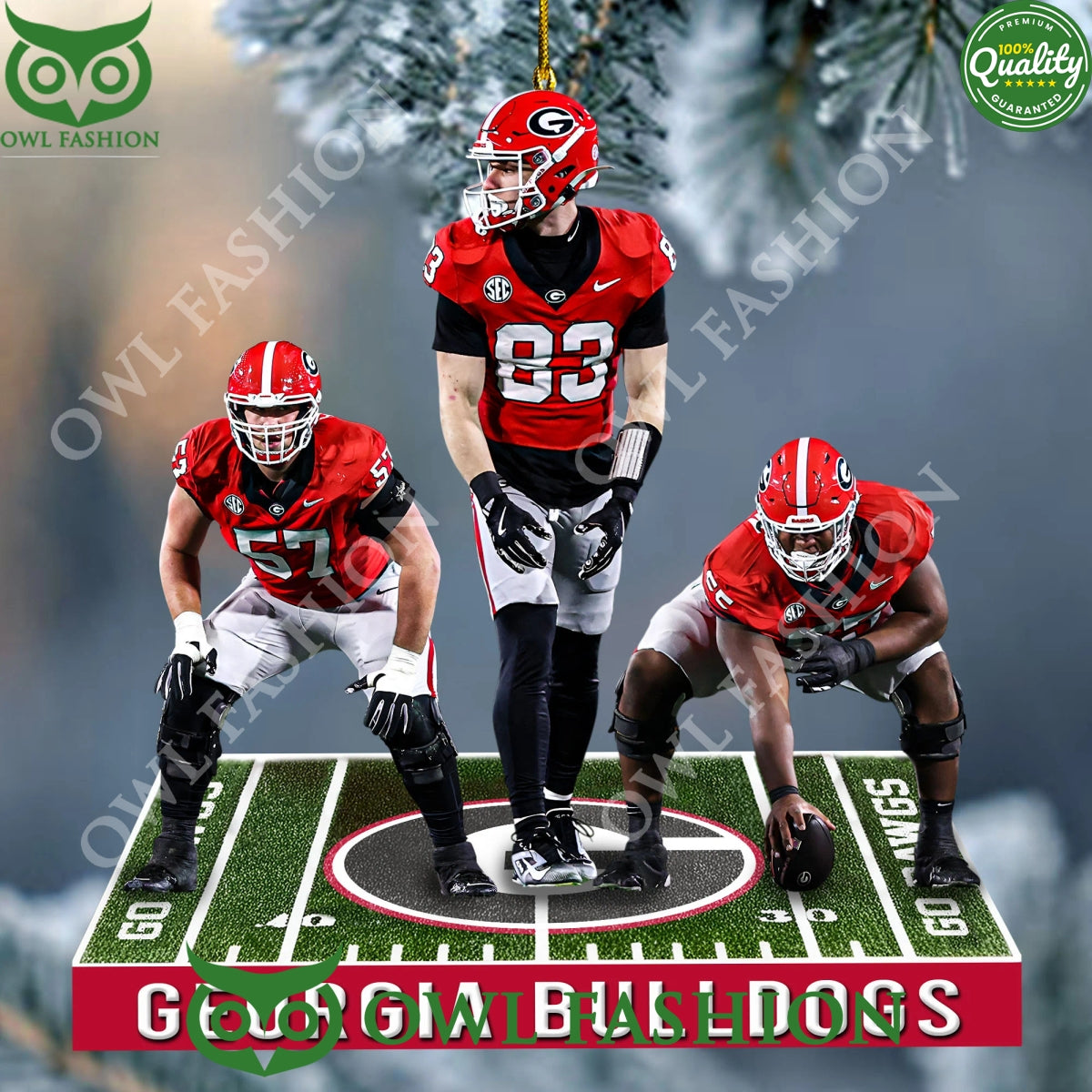 Georgia Bulldogs Go Dawgs Field 57 83 ready for game - Adult & Kids T-Shirts, Sweatshirts & Hoodies apparel design preview 1