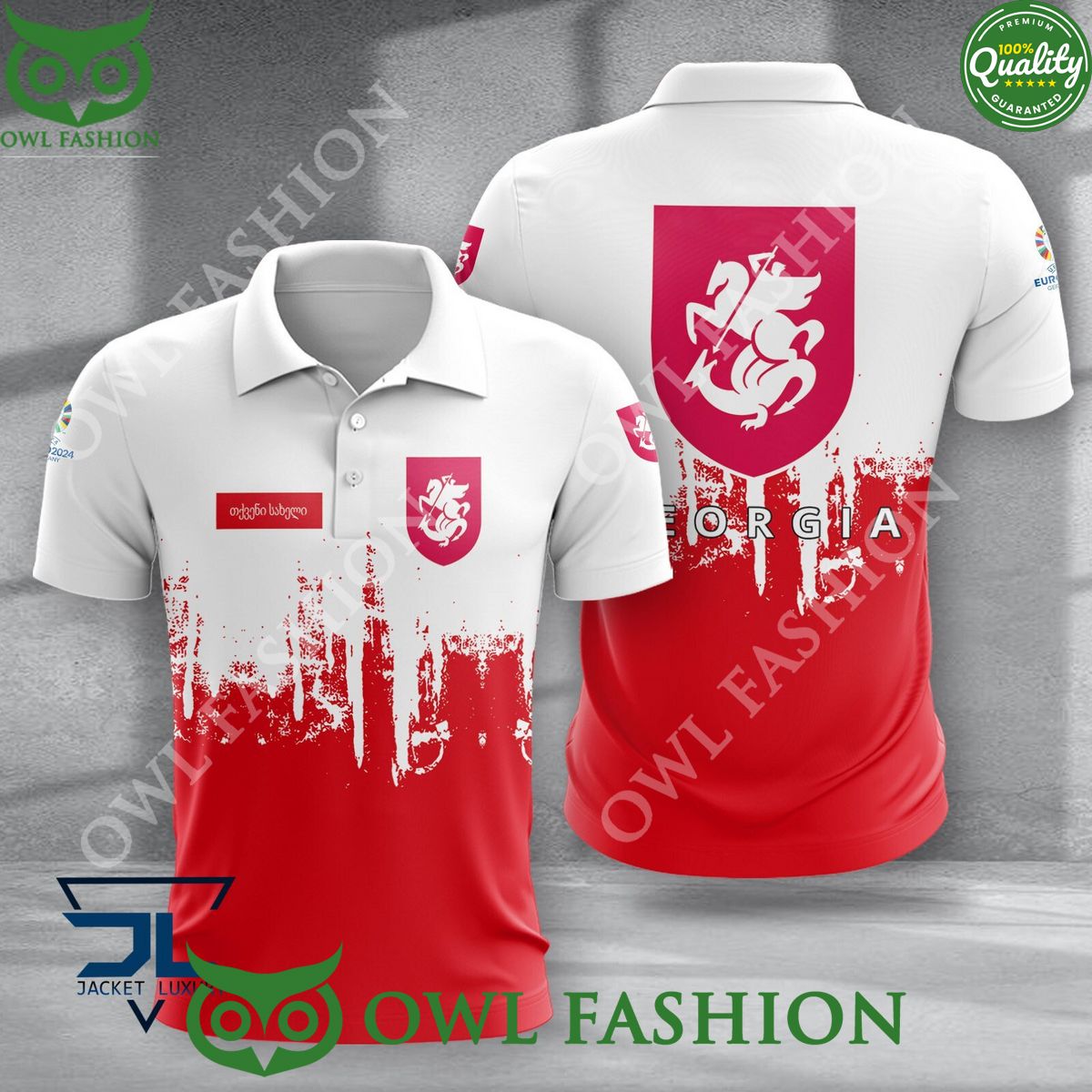Georgia National Football Euro Champion Personalized - Adult & Kids T-Shirts, Sweatshirts & Hoodies apparel design preview 1