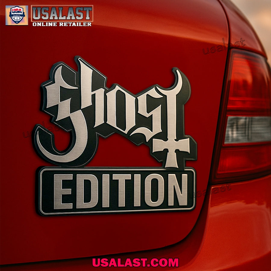 Ghost Custom 3D Car Badge Sticker - Adult & Kids T-Shirts, Sweatshirts & Hoodies apparel design preview 1