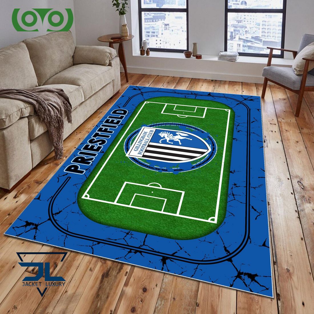 Gillingham EFL Championship Carpet Rug - Adult & Kids T-Shirts, Sweatshirts & Hoodies apparel design preview 1