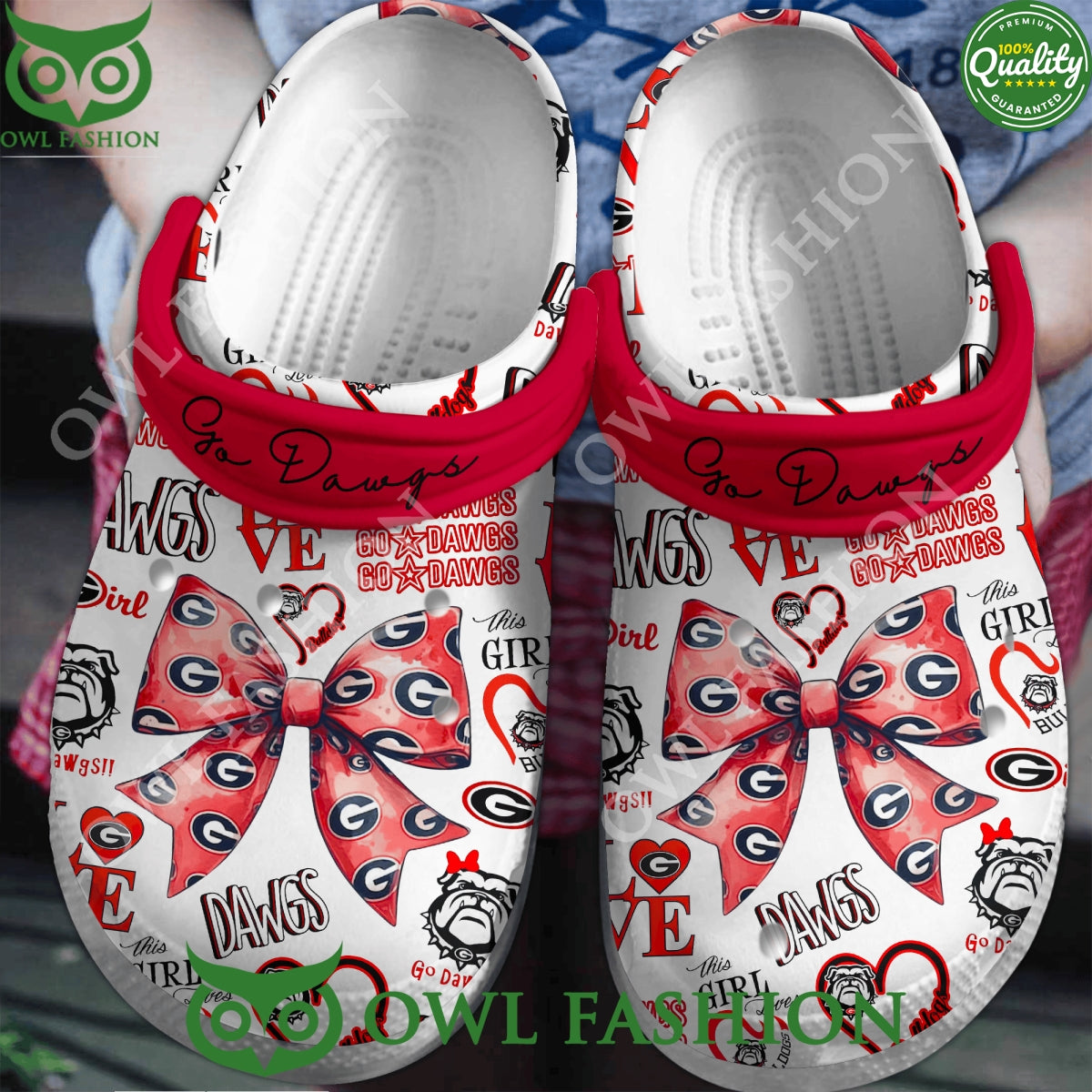 Go Dawgs Girl Georgia Bulldogs football crocs - Adult & Kids T-Shirts, Sweatshirts & Hoodies apparel design preview 1