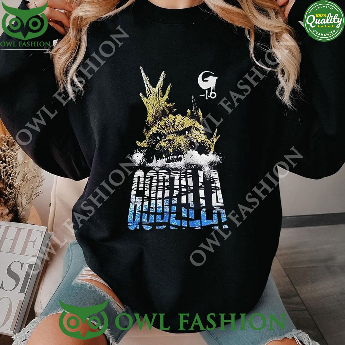 Godzilla 2024 Minus One - Adult & Kids T-Shirts, Sweatshirts & Hoodies apparel design preview 1