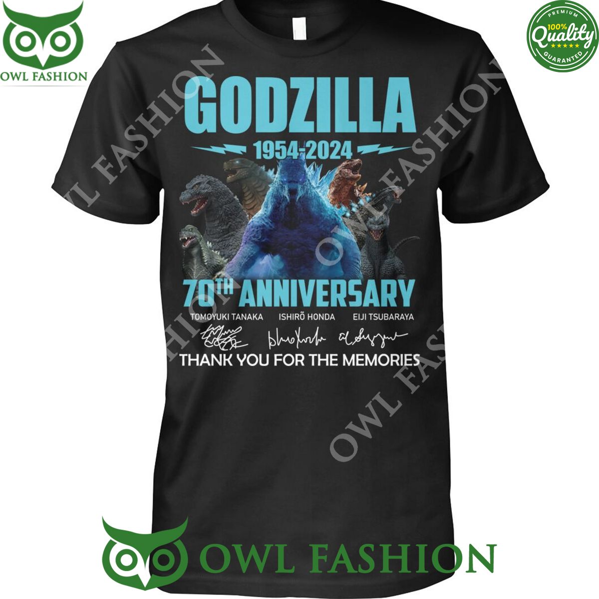 Godzilla x Kong The New Empire 1954 2024 70 years - Adult & Kids T-Shirts, Sweatshirts & Hoodies apparel design preview 1