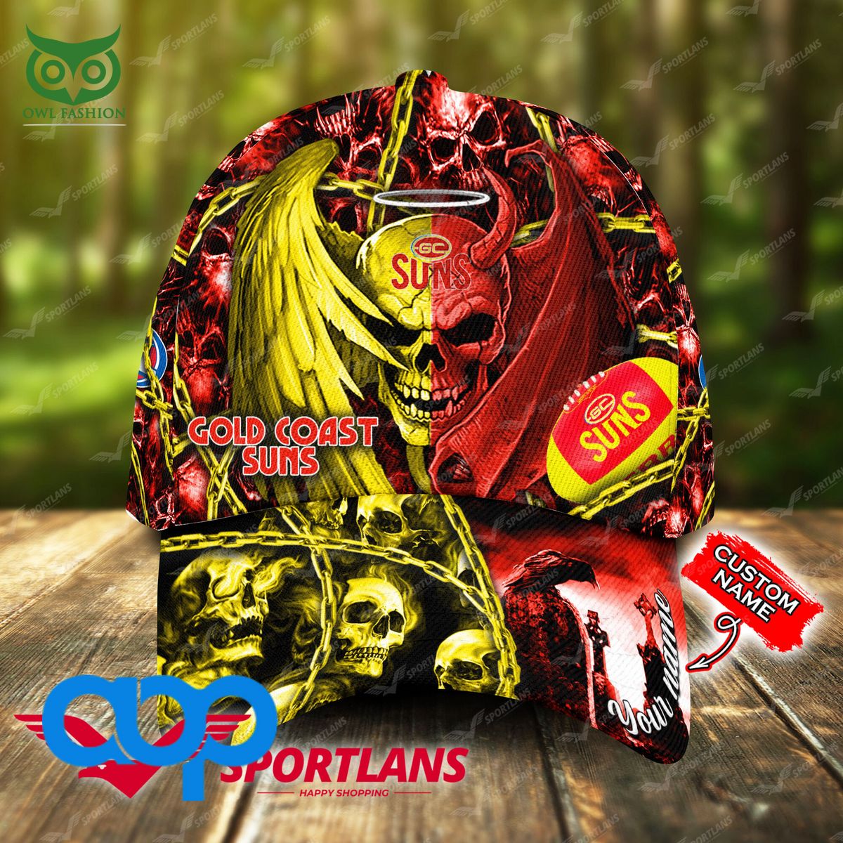 Gold Coast Football Club AFL Personalized 3D Printed - Adult & Kids T-Shirts, Sweatshirts & Hoodies apparel design preview 1