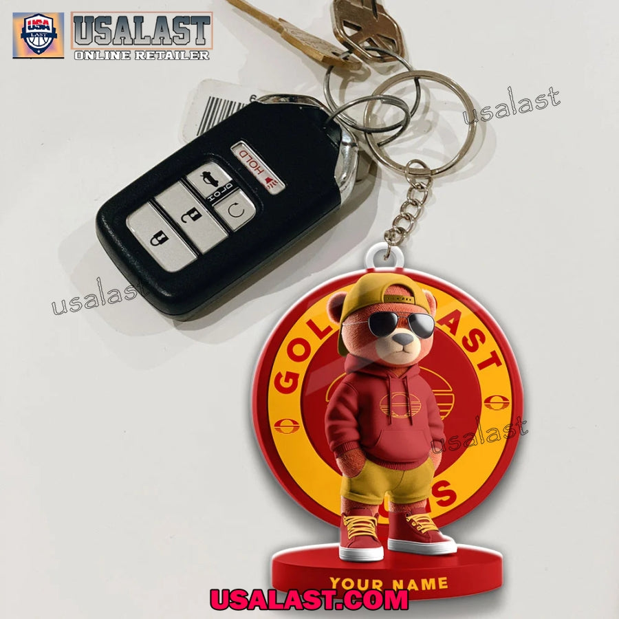 Gold Coast SUNS Football Club Teddy Bear Custom - Adult & Kids T-Shirts, Sweatshirts & Hoodies apparel design preview 1